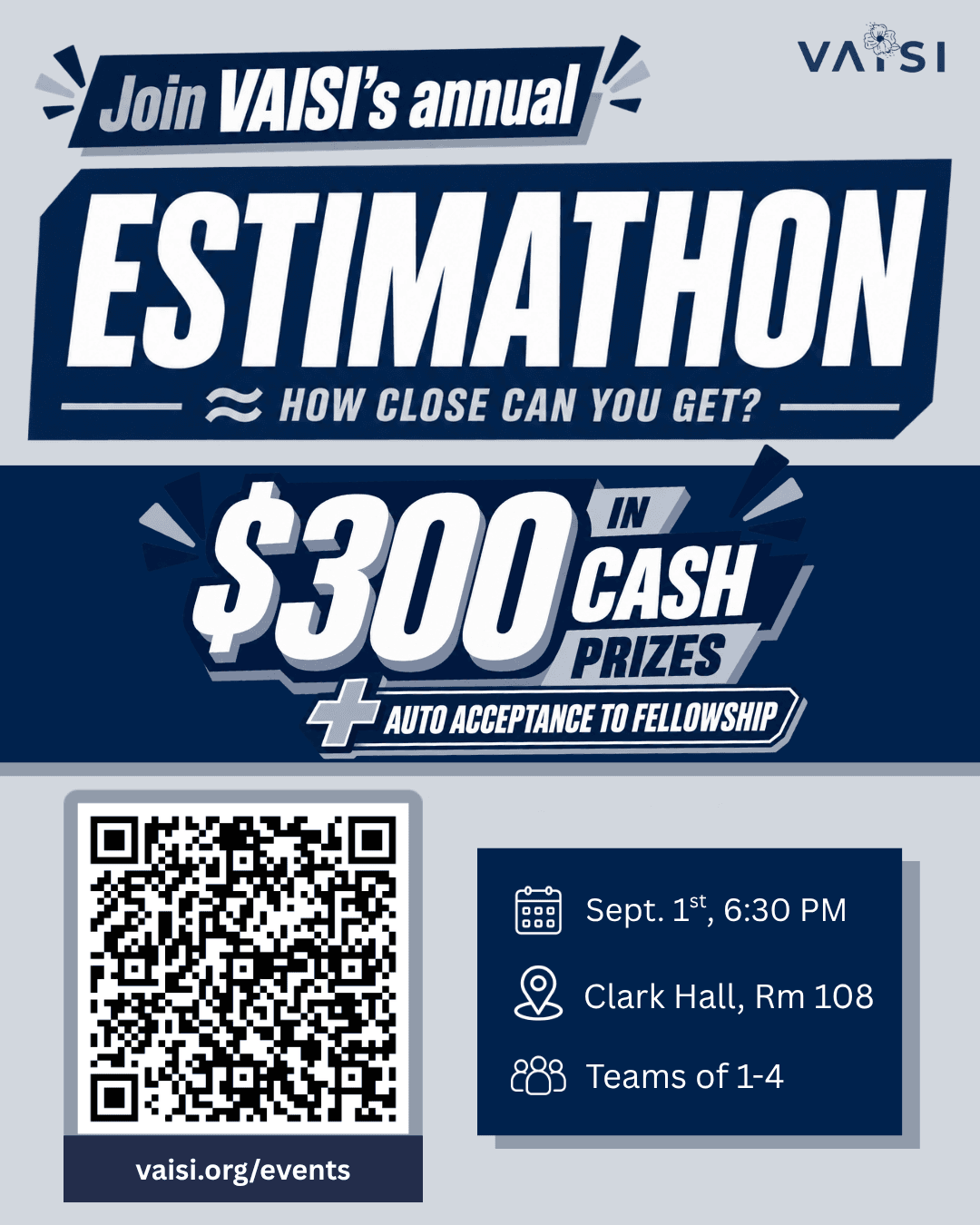 Estimathon flyer