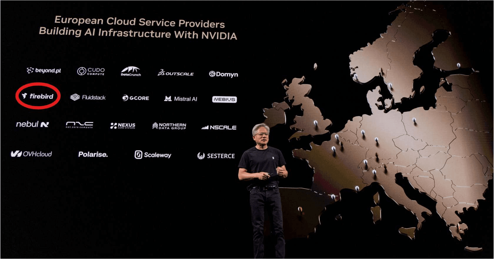 NVIDIA's announced AI infrastructure partnerships across Europe